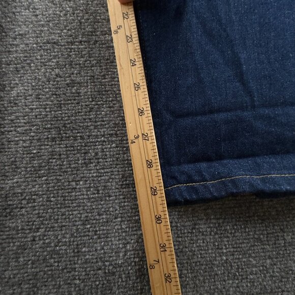 VTG NOS Lee Denim Jeans Dark Wash Ms. Petite 12 Rider USA All Cotton ACTL 27X29 - Picture 9 of 16